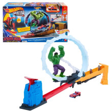 Hot Wheels Spider-Man vs Hulk Racing Track Set
