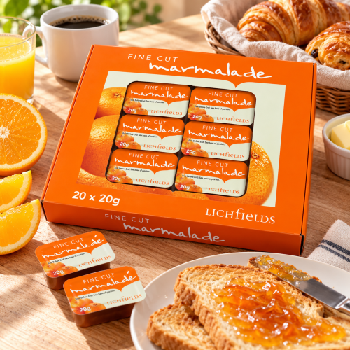 Lichfields Fine Cut Marmalade Portions 20 x 20g 2