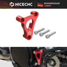 Nicecnc koppelingscilinderbeschermer, rood, CNC-gefreesd T6 aluminium voor Beta RR en Xtrainer modellen