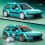 Hot Wheels Hot Wheels Brick Shop Honda Civic EF 248pc Set 5