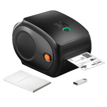 SucceBuy lämpötulostin, 300DPI, Bluetooth, automaattinen etikettanturi, postituspaketeille