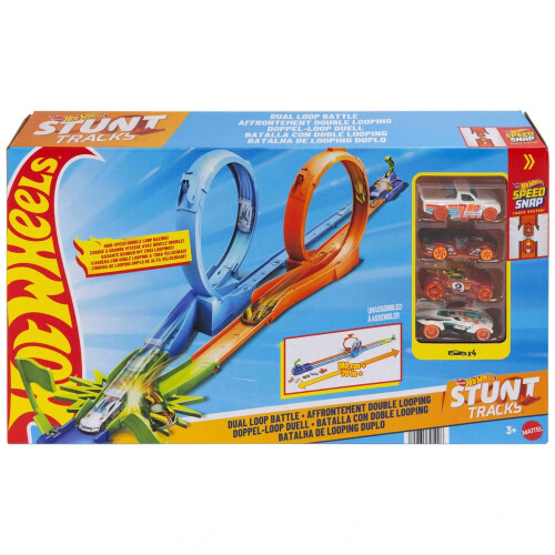 Hot Wheels Hot Wheels Stunt Tracks Double Loop Dash Set