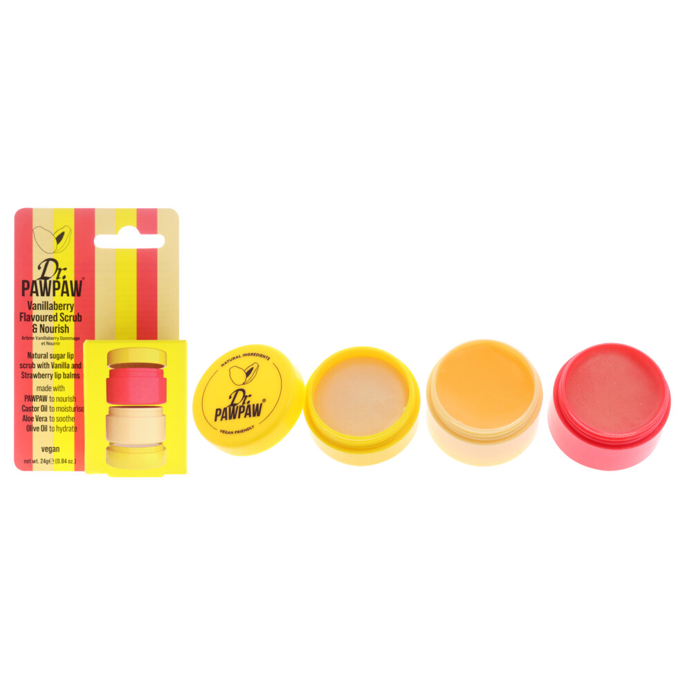 Dr.PAWPAW Scrub and Nourish Vanillaberry Lip Care 1 count (Pack of 1), clear - Image 4