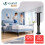 VOUNOT 4 Pack Adjustable Metal Bed Legs, 18-32 cm Height, Black 4