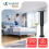 VOUNOT 4 Pack Adjustable Metal Bed Legs, 25-43 cm Height, Black 4