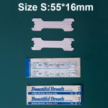 Transparante neusstrips, set van 50 stuks, voor betere ademhaling en tegen snurken tijdens slapen