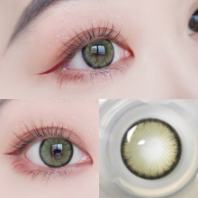 Lentes de contacto de color Mirage Green 14.5, lote de 2, para cosplay y Halloween