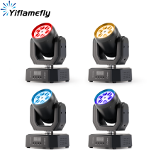Yiflamefly Mini 50W Bee Eye Moving Head Lights, 6-kleurige LED, DMX podiumverlichting voor bruiloft en bar