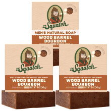 Dr. Squatch Natural Men’s Bar Soap, Body Soap Bar (142g, 3-Pack)
