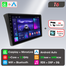 Android autoradio met Carplay, navigatiescherm met GPS voor Fiat Ducato Peugeot Boxer Citroën Jumper 2006-2022