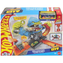 Hot Wheels City Gorilla Slam Attack Track Set
