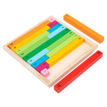 Montessori Style Wooden Math Learning Aids,Ideal for Early Childhood Education, Kindergarten Counting, Sorting Fraction