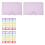 2 Sets A6 Organizer Kit with 12 Expandable Pockets and Rainbow Label Stickers 1