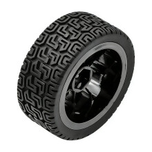 2pcs Car Tire Model 65MM Tire High Friction Wheel Toy Car Robot Wheel DIY RC Racing Car Upgrade Parts A