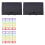 2 Sets A6 Organizer Kit with 12 Expandable Pockets and Rainbow Label Stickers Black 1