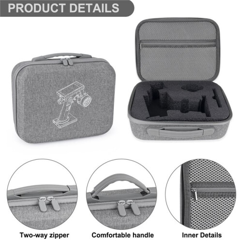 RC Transmitter Tool Storage Handbag for Noble NB4 Remote Control - Durable and Convenient Black