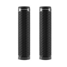 ROCKBROS 3D Printed Bike Handlebar Grips Anti-Slip Lock- Mountain Bike Handle Grips Bicycle Handle Bar Grips Black