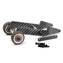 Carbon Fiber Steering Wheel for ARRMA 1/10 Quake Gorgon RC Car Upgrade OP Accessories Parts