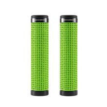 ROCKBROS 3D Printed Bike Handlebar Grips Anti-Slip Lock- Mountain Bike Handle Grips Bicycle Handle Bar Grips Green