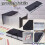 2 Sets A6 Organizer Kit with 12 Expandable Pockets and Rainbow Label Stickers Black 2