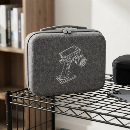 RC Transmitter Tool Storage Handbag for Noble NB4 Remote Control - Durable and Convenient Grey 2