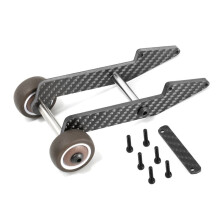 Volante em Fibra de Carbono para ARRMA 1/10 Quake Gorgon RC Car - Peças de Atualização e Acessórios OP