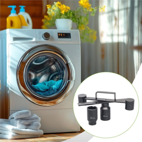 Solid Metal Washing Machine Impact Wrench Set for Easy Drum and Pulley Maintenance 2