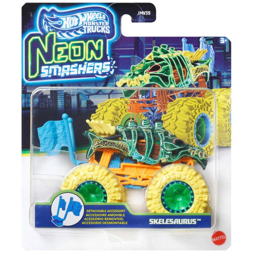 Hot Wheels Hot Wheels Monster Trucks Neon Smashers 1:64 1
