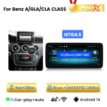 MEKEDE autoradio, Android System 6+128G NTG4.5, draadloze Carplay en Android Auto, multimedia scherm voor Mercedes-Benz