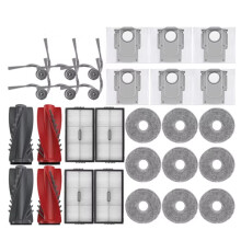 29pcs for Saros 10R Robot Vacuum Spare Parts Main Side Brushes Mop Cloths HEPA Filters Dust Bags Accessories