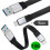 10Gbps USB A to Type C Flat Cable USB A to Type C Short Flat Cable 15cm High Speed Data Cable for PSSD Portable SSD 5