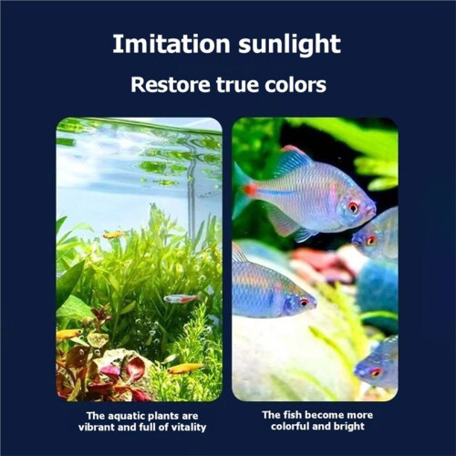 7W USB Aquarium LED Lamp Fish Tank Light Decor Aquatic Plant Multiple Modes Dimmable Lightness 2