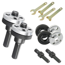 Electric Drill Angle Grinder Connecting Rod Set, Angle Grinder Tool Drill Arbor Mandrel Adaptor with Replacement Grinder