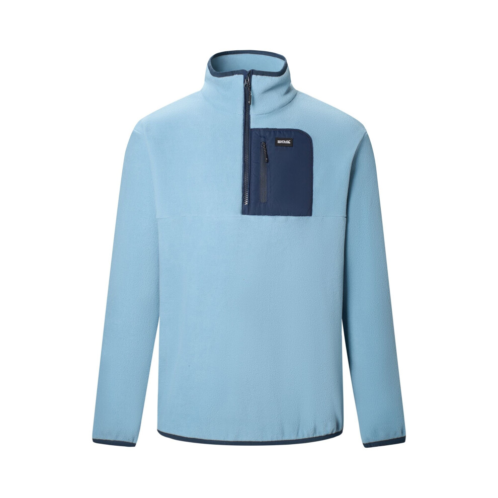 Regatta Men's Blue Frankie Half Zip Fleece Top - Size Xl - Image 3