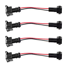 4 Pezzi Adattatore per Iniettori di Carburante da OBD2 A OBD1 EV1 per per - Conversione Plug & Diretta