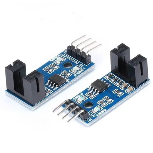 8Pcs Slot Type Speed Sensor Module, IR Optocoupler Comparator for Motor Speed Detection Pulse Counting