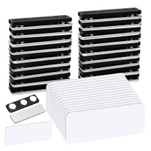 Magnetische Namensschilder, 20er-Packung, Wiederverwendbare Namensschilder mit Magnetverschluss