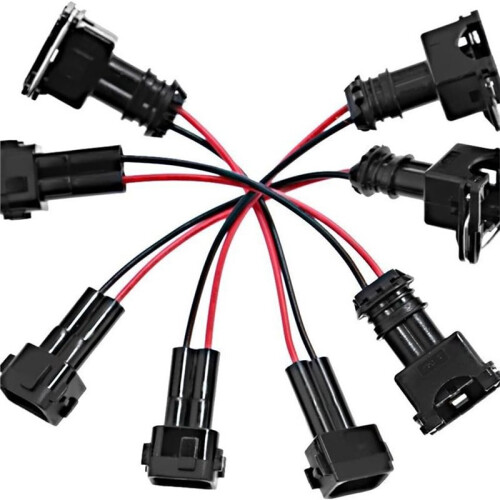 4 Faisceaux Adaptateurs D'Injecteurs de Carburant OBD2 Vers OBD1 EV1 pour  pour  - Conversion Directe Plug & 1