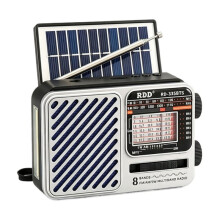 Classic Solar Radio Full-Band FM/AM/SW Speaker USB/TF Card Interface Speaker for Outdoor Activities