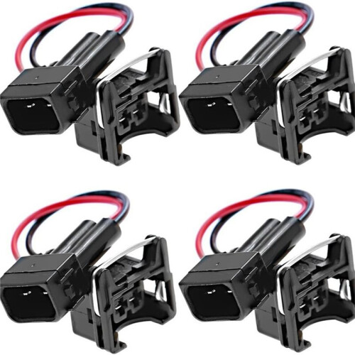 4 Faisceaux Adaptateurs D'Injecteurs de Carburant OBD2 Vers OBD1 EV1 pour  pour  - Conversion Directe Plug & 2