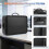 Fireproof Document Safe Box Hard-Shell, with Lockable Zipper, 13 Pockets, Waterproof for Important Papers Binder 6