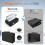 Fireproof Document Safe Box Hard-Shell, with Lockable Zipper, 13 Pockets, Waterproof for Important Papers Binder 2