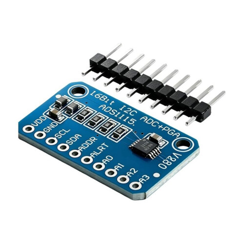 ADS1115 Converter Precised Board 16 Bits 4 Channel Analog-to-Digital with Programmable Gain Amplifier ADC for RPi 2