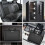 Fireproof File Organizer with Lock,Hard Case Fireproof Document Box 13 Transparent Pockets Accordion File Folder 5