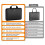 Fireproof File Organizer with Lock,Hard Case Fireproof Document Box 13 Transparent Pockets Accordion File Folder 3