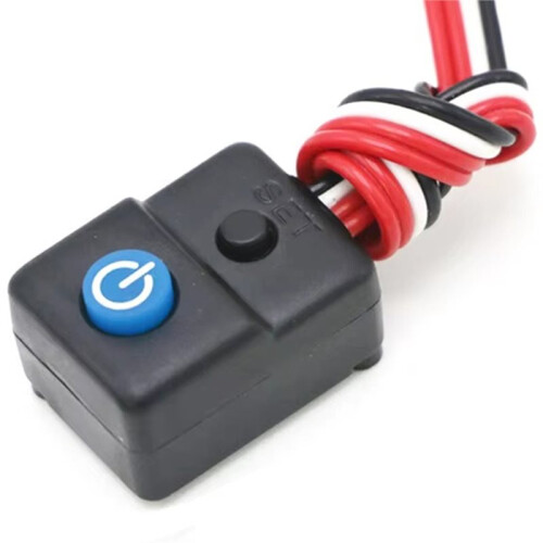 Interruttore RC per Ezrun MAX5 MAX6 MAX8 XR8 MAX10-SCT ESC Brushless Impermeabile per Auto RC 2