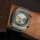 CILOA heren horloge, vierkant, quartz, groen 1