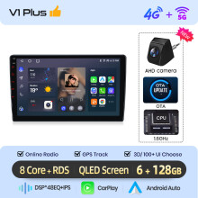 Junsun Autoradio, Android 14 Multimedia Player, 6GB RAM 128GB Speicher, für Toyota Yaris 2012-2017