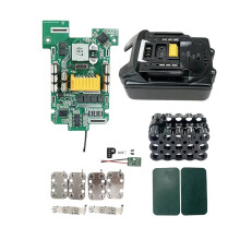 For 15x18650 Battery Case Li-Ion Battery Protection Board 45W Fast Charge for BL1850 BL1860 Power Tools
