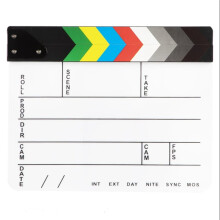 Director Video Scene Colorful Clapperboard TV Movie Film Action Clapper Board Decoration Film Clapperboard